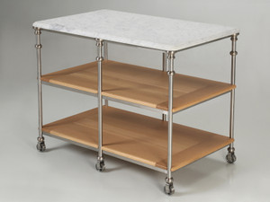 Kitchen Island Stainless Steel Silver Plated Kitchen Island Stainless Steel Silver Plated