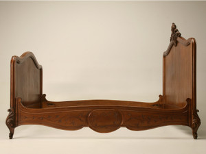 Antique French Walnut Bed Antique French Walnut Bed