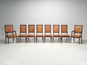 Antique Set (8) French Dining Chairs Louis XVI Antique Set (8) French Dining Chairs Louis XVI