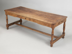 Antique French Cherrywood Desk or Dining Table Collection of Noted Interior Designer c1800s Antique French Cherrywood Desk or Dining Table Collection of Noted Interior Designer c1800s