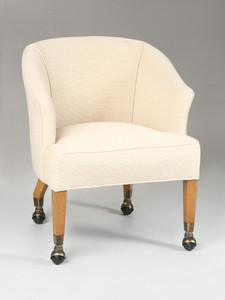 Mid-Century Modern Barrel-Back Chair by Dunbar American Made Quality Furniture Mid-Century Modern Barrel-Back Chair by Dunbar American Made Quality Furniture