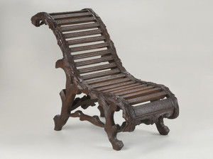 Antique Black Forest Lounge Chair Chaise from Switzerland Part of a Major Collection Antique Black Forest Lounge Chair Chaise from Switzerland Part of a Major Collection