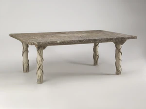 Yorkshire Stone and Metal Garden Dining Table