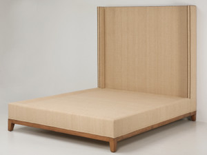 Custom Made Upholstered Bed w/ Nail Heads Custom Made Upholstered Bed w/ Nail Heads