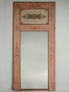 Antique French Chateau Trumeau Front Antique French Chateau Trumeau Front