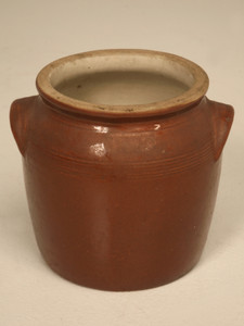 Yellow French Mustard Pot