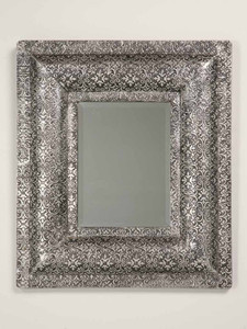 Silver and Black Frame with Mirror