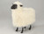 Old Plank Sheep in Dark Resin Angled View