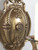 American Single Brass Sconce Backplate Detail
