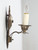 American Single Brass Sconce Side