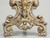 Antique French Rococo Solid Bronze Andirons