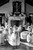 Black & White Photograph of a Flock of Sheep Closeup 1