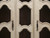 Massive Antique French Bookcase or Cupboard in Limed White Oak Older Restoration c1800's Center Doors Closeup Massive Antique French Bookcase or Cupboard in Limed White Oak Older Restoration c1800's Center Doors Closeup