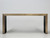 Bronze and Ebonized Wood Console Table Front View Bronze and Ebonized Wood Console Table Front View