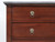 French Empire Commode with Lion Paw Feet Top Left Front Corner