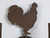 Pair of American Made Rooster Sconces Rooster Straight On
