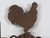 Pair of American Made Rooster Sconces Rooster View