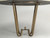 Custom Cold Plated Bronze Center Hall Table Under Table View