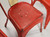 Authentic Original Paint Tolix Chairs c1950s Set of 4 seat angled