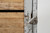 Industrial Steel Cabinet Original Paint Kitchen Island or Work Table Right Detail