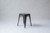 Vintage French Tolix Steel Stacking Stools- 45cm Side View
