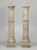 Vintage Pair of Stone Composition Columns
