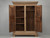 300-Years Old French Armoire in Natural Washed Walnut full view with open doors