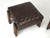 Made to Order French Inspired Woven Leather Ottomans one stool full view down Made to Order French Inspired Woven Leather Ottomans one stool full view down