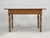French Cherry Wood Kitchen Table, Small Desk or Writing Table Full Back View