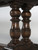 Trestle Style Country French Walnut Dining Table leg detail