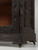 Antique Black Forest Bookcase or China Cabinet closeup carving 7