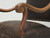 Antique French Armchairs in Figured Walnut, His and Her Pair in Original Leather | Right Arm Antique French Armchairs in Figured Walnut, His and Her Pair in Original Leather | Right Arm