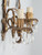 French Gilded Metal Pair of Vintage Wall Sconces Completely Original | Candle Close Up