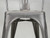 Original French Tolix Glossy Grey Powder-Coated Steel Stacking Chairs - Set of (6)