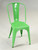 Bright Green Original French Tolix Stacking Chairs - Set of (4)