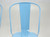 Baby Blue Original French Tolix Steel Stacking Chairs - Set of (2)