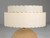 Mid-Century Modern Sphere Shaped Cardboard Table Lamp