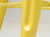 Original Lemon Yellow Powder-Coated Steel French Tolix Stacking Counter Height Stools -Set of (4)