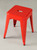 Original Tolix Chile Pepper Red Stools - Set of 4 | 10 Total Avail