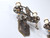 Pair Brass Sconces from a Historic Shaw Home c1909 Detail4