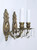 Pair Solid Brass Hand-Made Sconces circa 1908