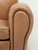 French Inspired Leather Club Chair with Ottoman