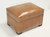 French Inspired Leather Club Chair with Ottoman