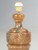 Vintage Hand-Carved Egyptian Alabaster Lamp Imported From France
