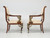 Antique French Empire Revival Arm Chairs Mahogany with Exceptional Quality c1840