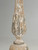 Antique Italian Hand-Carved Wood Candlestick in Old Paint and Finish, Original