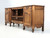 Antique French Walnut Buffet with Unusual Open Center For Display Great Patina