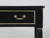 Antique French Petite Louis XVI Console Table or Occasional Table Ebonized