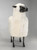Huge, Giant, Resin, Grande, Life-Size, Life-Like, Sheep with Real White Sheep Fur, Sterling, Sheepskin, Wool