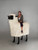 Huge, Giant, Resin, Grande, Life-Size, Life-Like, Sheep with Real White Sheep Fur, Sterling, Sheepskin, Wool Huge, Giant, Resin, Grande, Life-Size, Life-Like, Sheep with Real White Sheep Fur, Sterling, Sheepskin, Wool